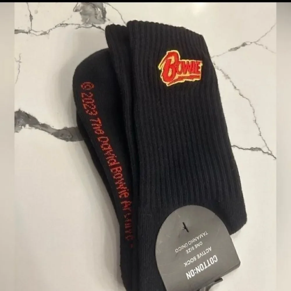 NWT David Bowie athletic Socks